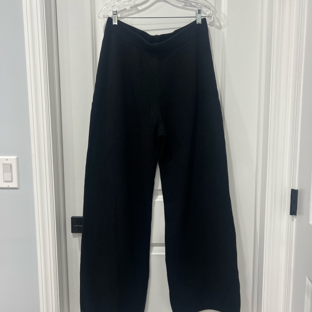 GAP CashSoft Shaker-Stitch Sweater Pants